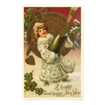 Vintage New Year's posters