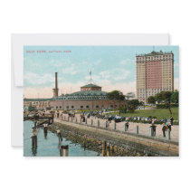 Vintage New York, Battery Park Personalized Invite