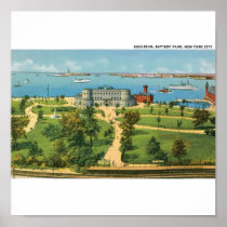 Vintage New York City, Aquarium, Battery Park Posters