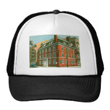 Vintage New York City Building Mesh Hats