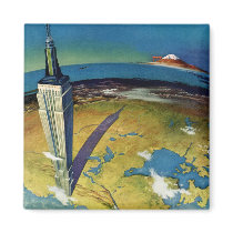 Vintage New York City magnets by YesterdayCafe Vintage New York City magnets