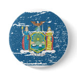 Vintage NEW  YORK Flag Button