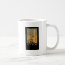 Vintage New York from Glasgow by the Anchor Line Mugs