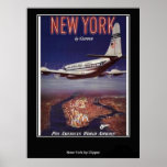 Vintage New York Poster Print