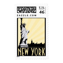 Vintage New York Stamp