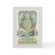 Vintage NewYear Greeting Cards