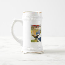 Vintage Nice France Poster Art Mug