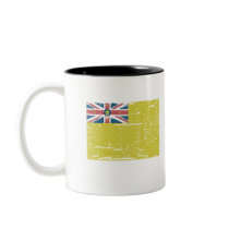 Vintage Niue Island Flag Coffee Mug