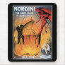 Vintage Nordini Magician Advertising Poster Mouse Pads