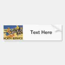 Vintage North Berwick Bumper Stickers
