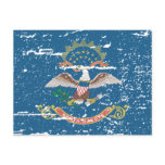 Vintage NORTH DAKOTA Flag Postcard