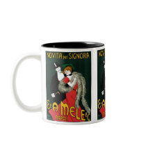Vintage Novita per Signora Italian Fashion Poster Mug