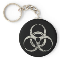 Vintage Nuclear Symbol Key Chain
