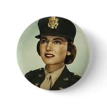 Vintage Nurse Corps Round Button