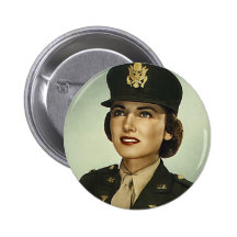Vintage Nurse Corps Round Button