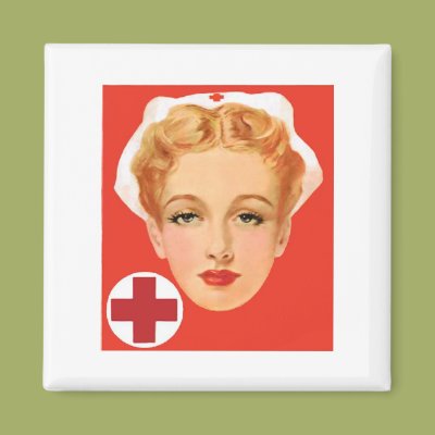 Vintage Nurse Refrigerator Magnets Zazzle_magnet Vintage Nurse Refrigerator Magnets Zazzle_magnet