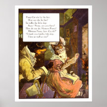 Vintage Nursery Print- Mistress Pussycat