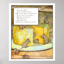 Vintage Nursery Print- Pretty John Watts