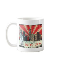 Vintage NY in Red Mug