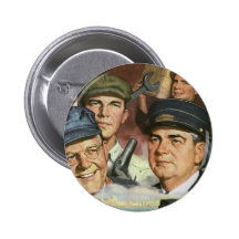 Vintage Occupations Button