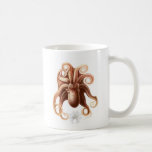 Vintage Octopus Brown Mugs