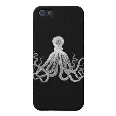 Vintage Octopus Cases For iPhone 5
