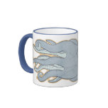 Vintage Octopus Elephant Coffee Mug