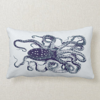 blue octopus pillow