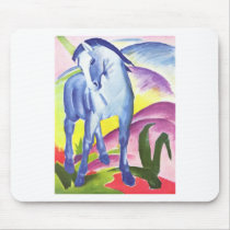 Vintage Oil On Canvas Horse From 1911 Mouse Mat