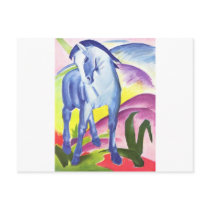 Vintage Oil On Canvas Horse From 1911 Post Card