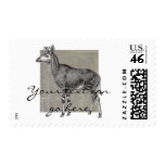 Vintage Okapi Stamp