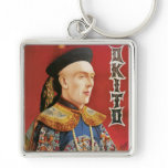 Vintage Okito Magician Poster Key Chain