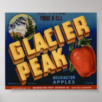 Vintage Old Apple Fruit Crate Labels Print