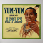 Vintage Old Apple Indian Fruit Crate Labels posters