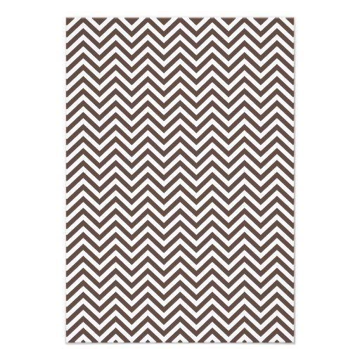 Vintage Old Bike Chevron Baby Shower Bingo Cards