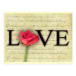 Vintage Old Fashioned Love Post Cards