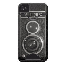 Vintage Old Film Camera iPhone 4 ID CaseMate Case