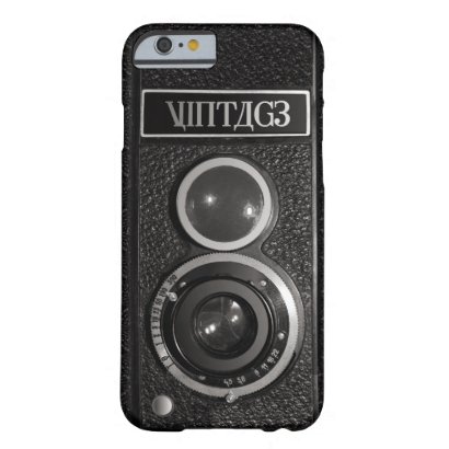 Film Camera Black Chrome Vintage iPhone 6 Case
