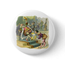 Vintage Old Kind Cole Nursery Rhyme Button