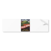 Vintage Old Retro Crate Product Goods Label Veggie Bumper Sticker