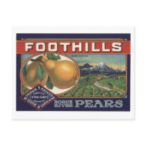 Vintage Old Retro Crate Product Goods Labels Pears Post Cards