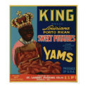 Vintage Old Yams Fruit Crate Labels posters by inquester Vintage Old Yams Fruit Crate Labels posters