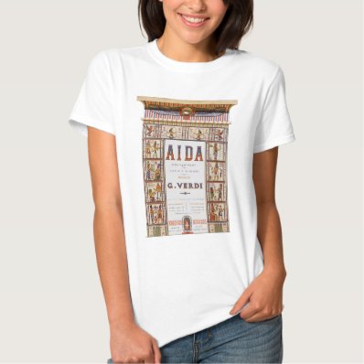 Vintage Opera Music, Egyptian Aida by Verdi Shirt