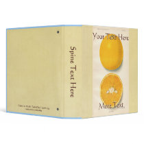 Vintage Oranges Binder