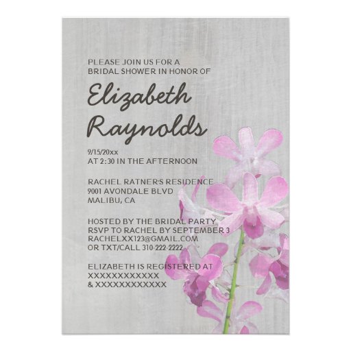 orchid bridal shower invitation orchid bridal shower these and those ...