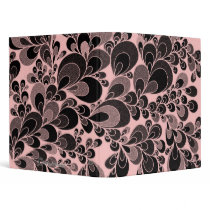 Vintage Original Hand Drawn Design Vinyl Binder