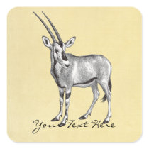 Vintage Oryx Stickers