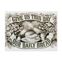 Vintage Our Daily Bread Christian Prayer 1872