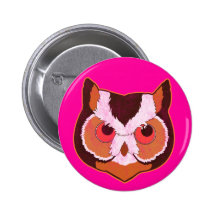 Vintage Owl Buttons