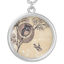 Vintage Owl Necklace